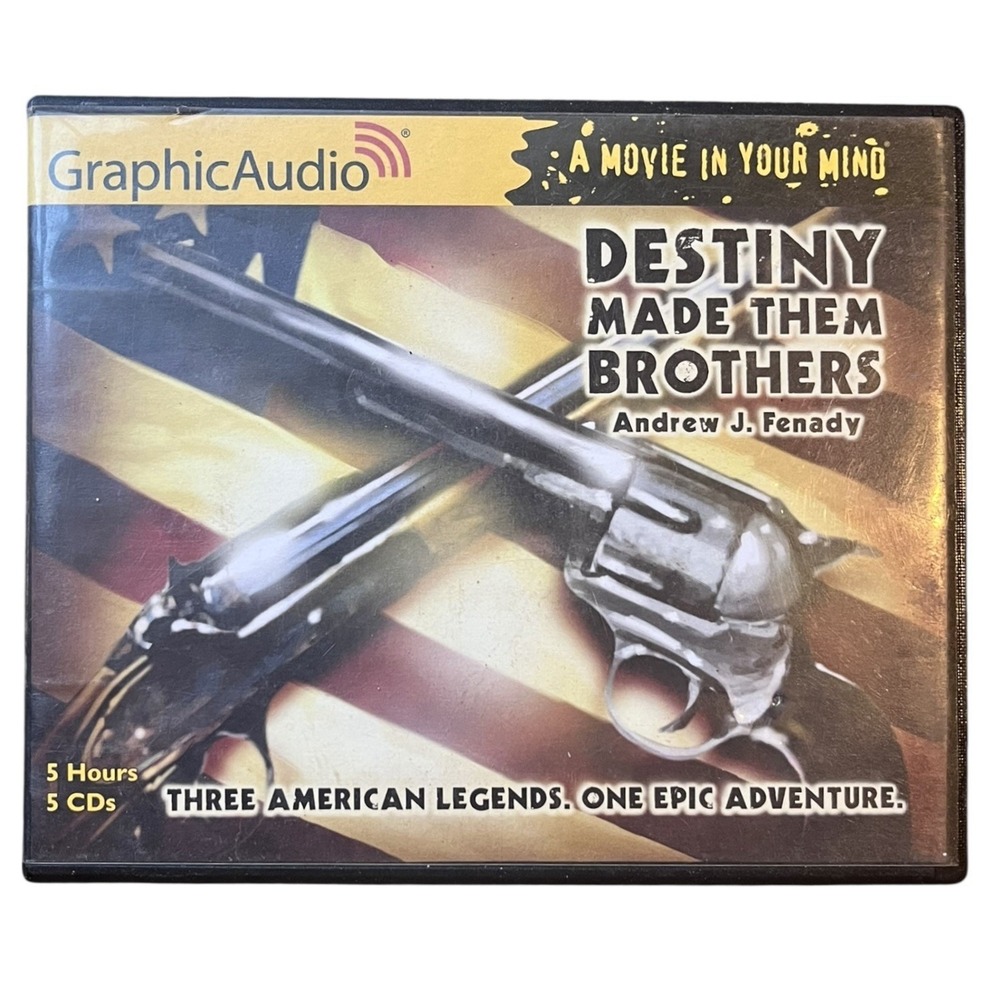 GraphicAudio CD Andrew Fenady Destiny Made Them Brothers 5 Hours Western